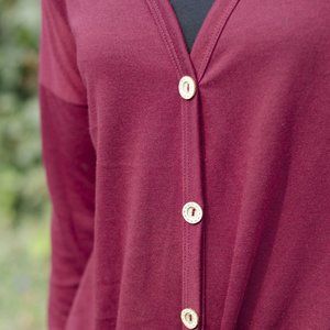 NEW Hacci Knit Top with Elbow Patches